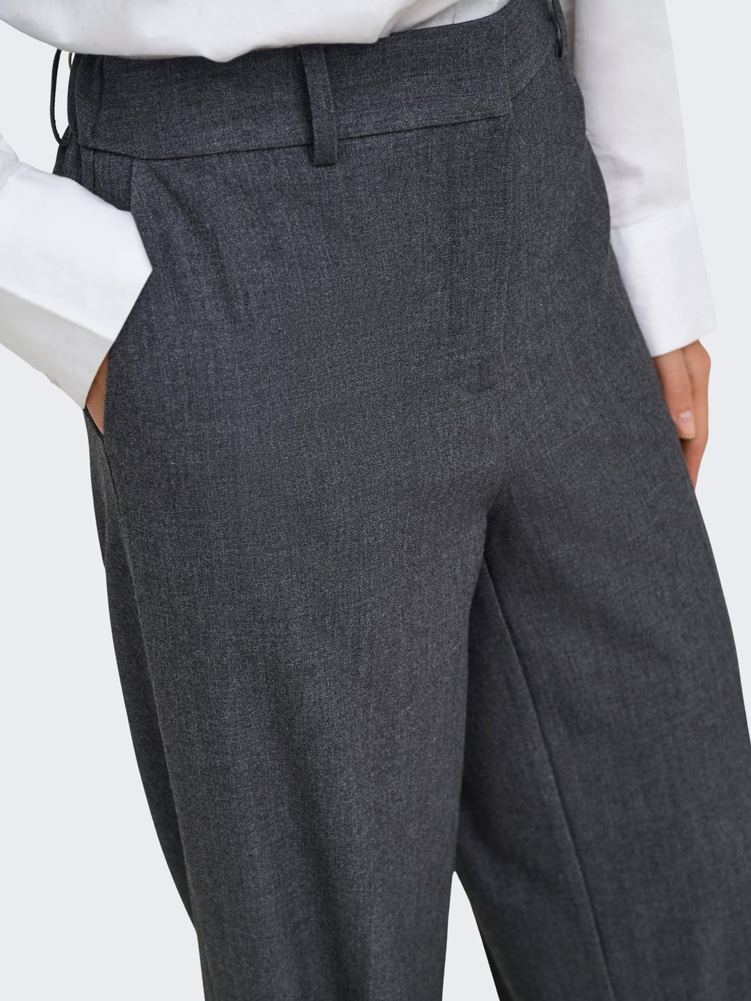 jacqueline de yong 15380493 Valerie lange broek dames grijs - L32