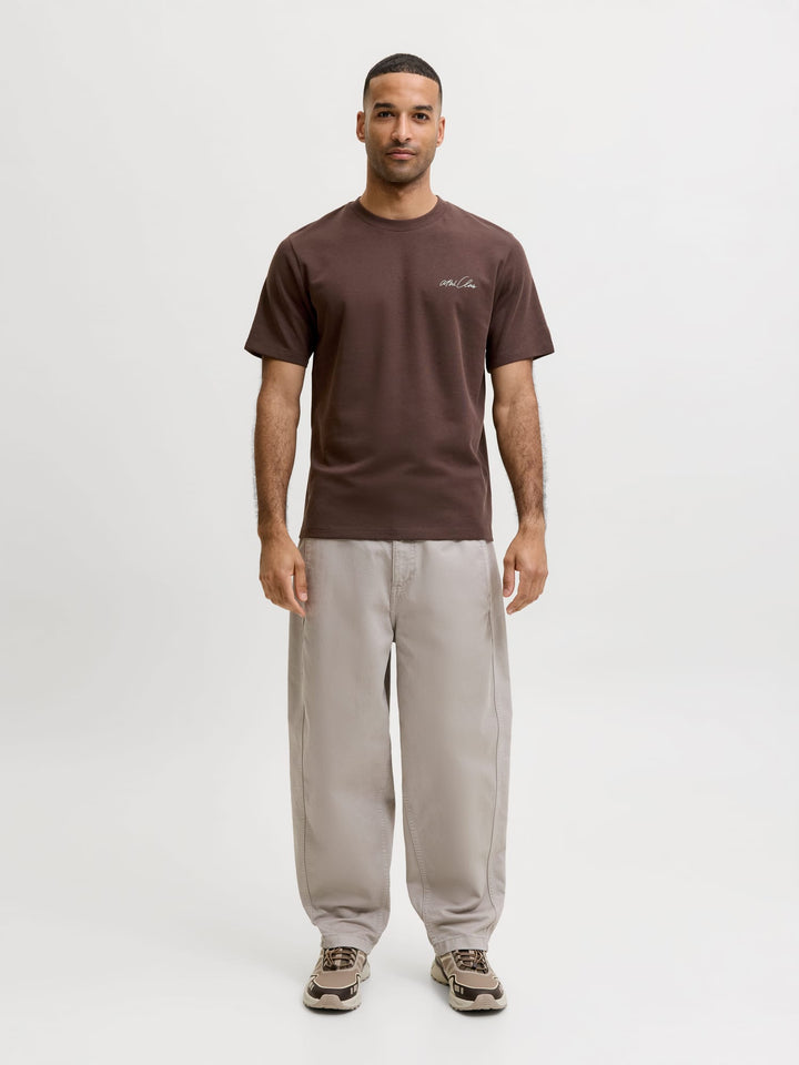 Jack & Jones T-shirt bruin – heren