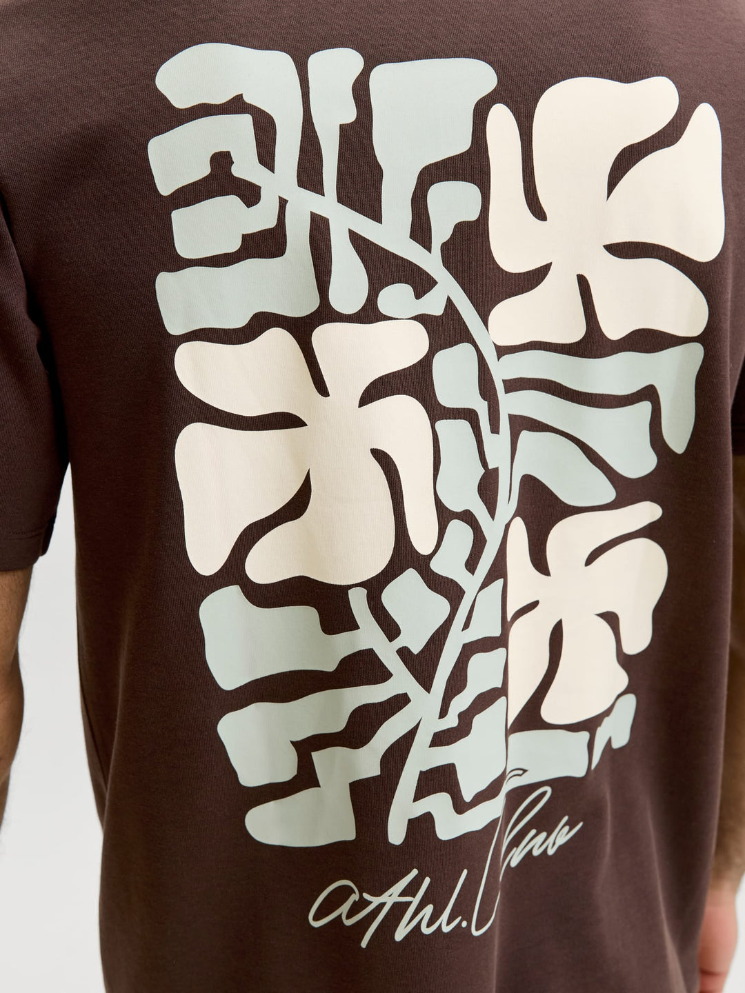 Jack & Jones T-shirt bruin – heren