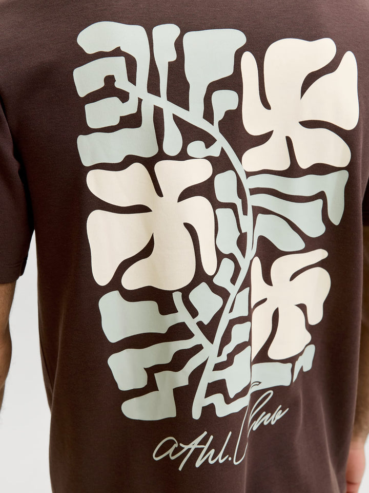 Jack & Jones T-shirt bruin – heren