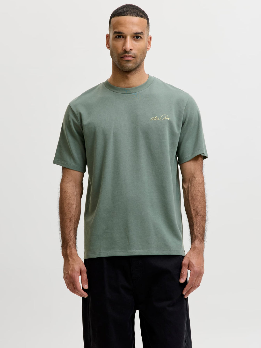 Jack & Jones 12311589 Abstract t-shirt olijf – heren