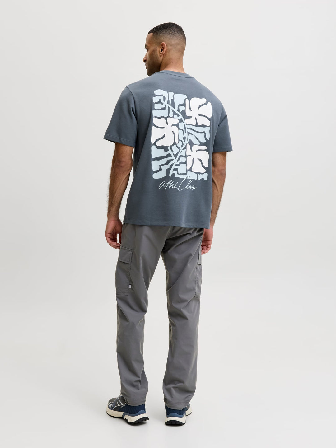 Jack & Jones 12311589 Abstract T-shirt – heren - Grijs