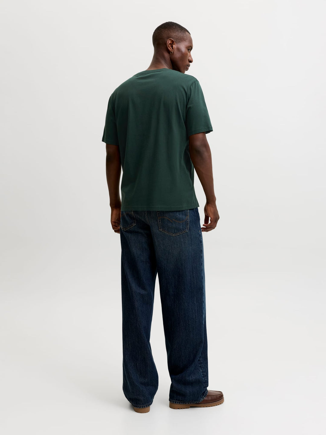 Jack & Jones JJESTAR T-shirt donkergroen – heren