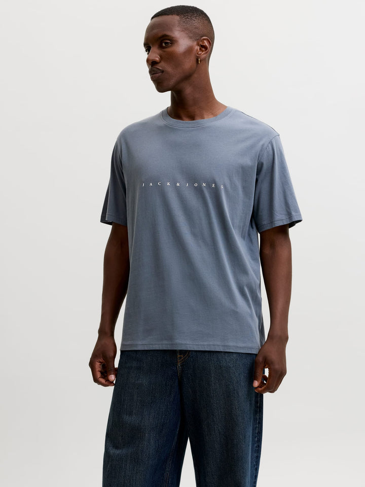Jack & Jones T-shirt k/m grijs – heren