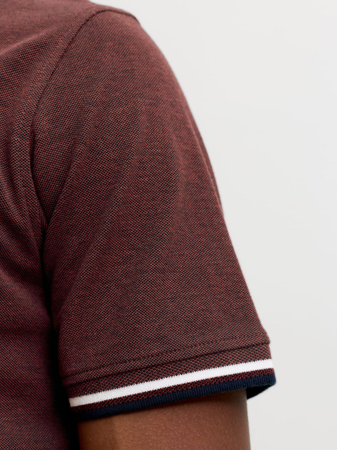 Jack & Jones paulos polo bordeaux – heren
