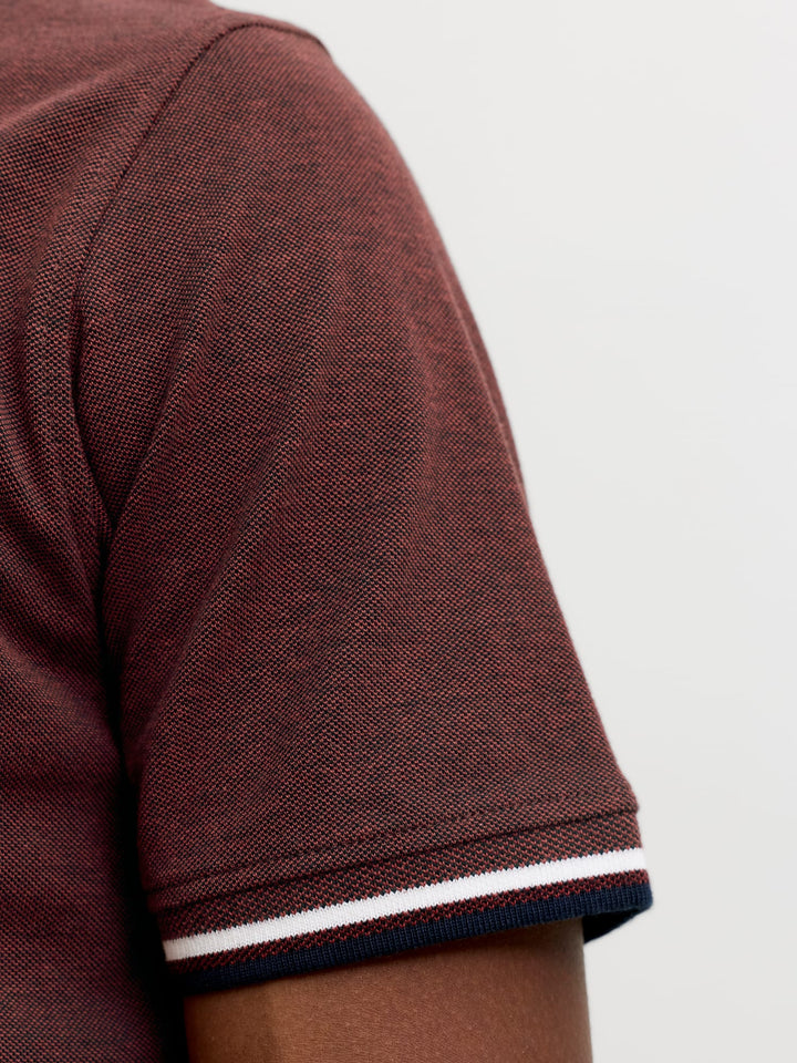 Jack & Jones paulos polo bordeaux – heren