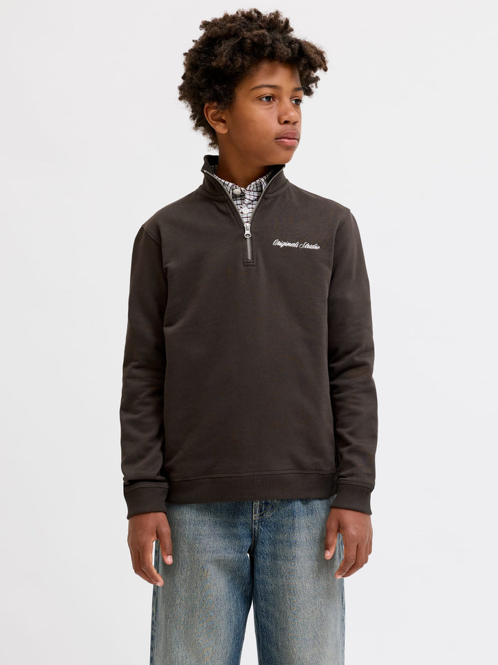 jack & jones kids 12284067 Norrebro sweater bruin