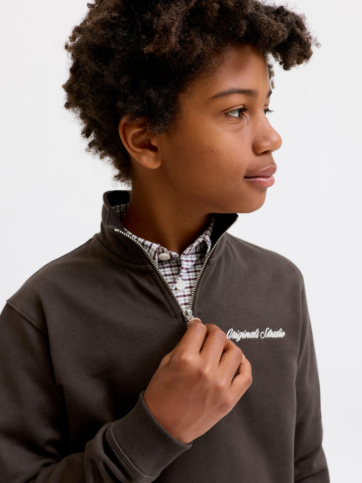 jack & jones kids Norrebro sweater bruin – jongens