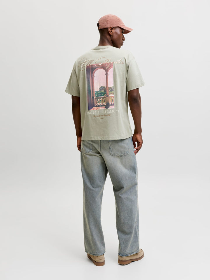 Jack & Jones t-shirt k/m olijf – Sanremo