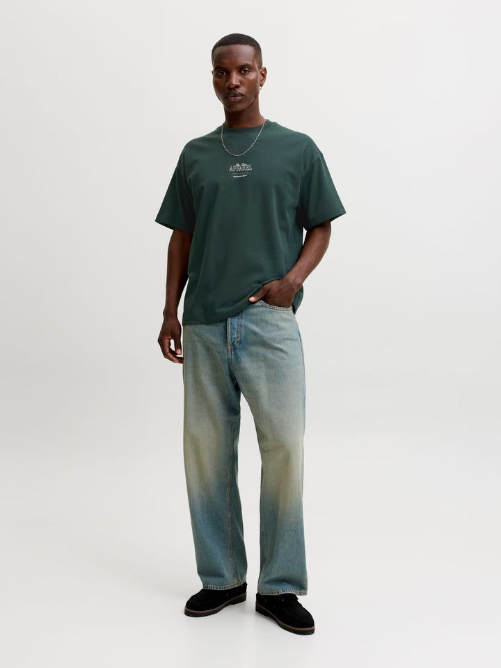 Jack & Jones Barron T-shirt donkergroen – heren