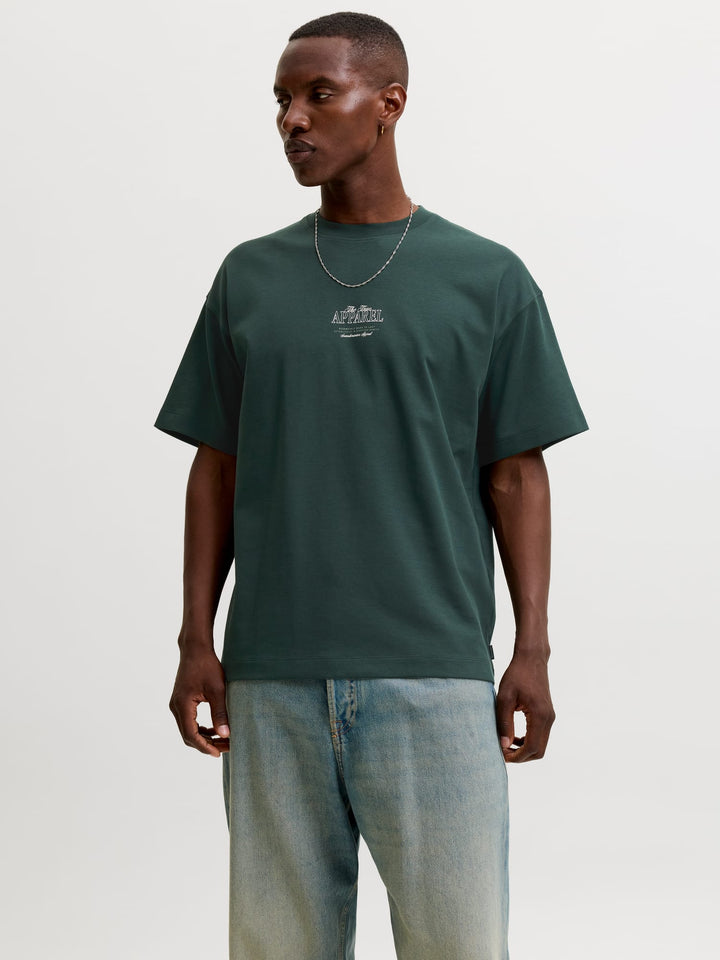 Jack & Jones Barron T-shirt donkergroen – heren