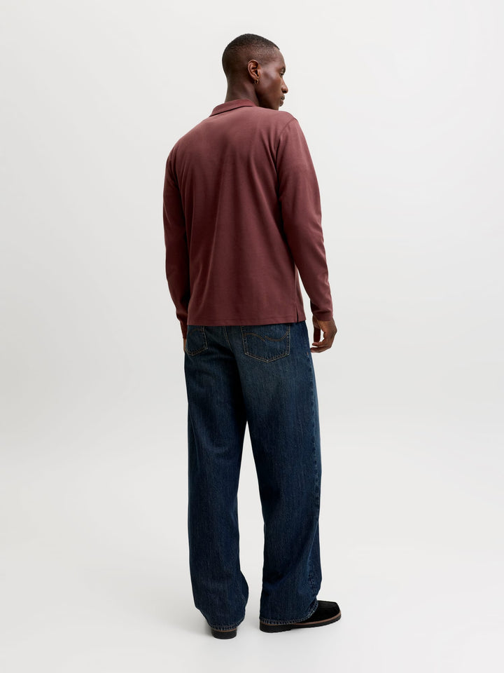 Jack & Jones Ethan polo bordeaux – heren