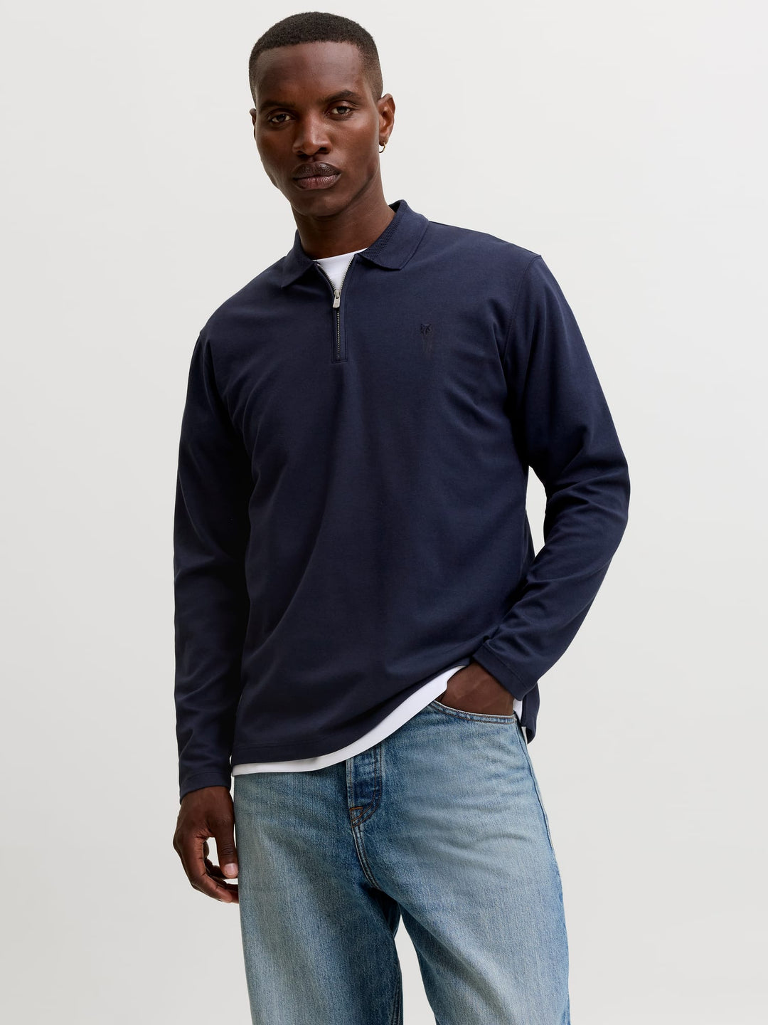 Jack & Jones Ethan polo navy – heren