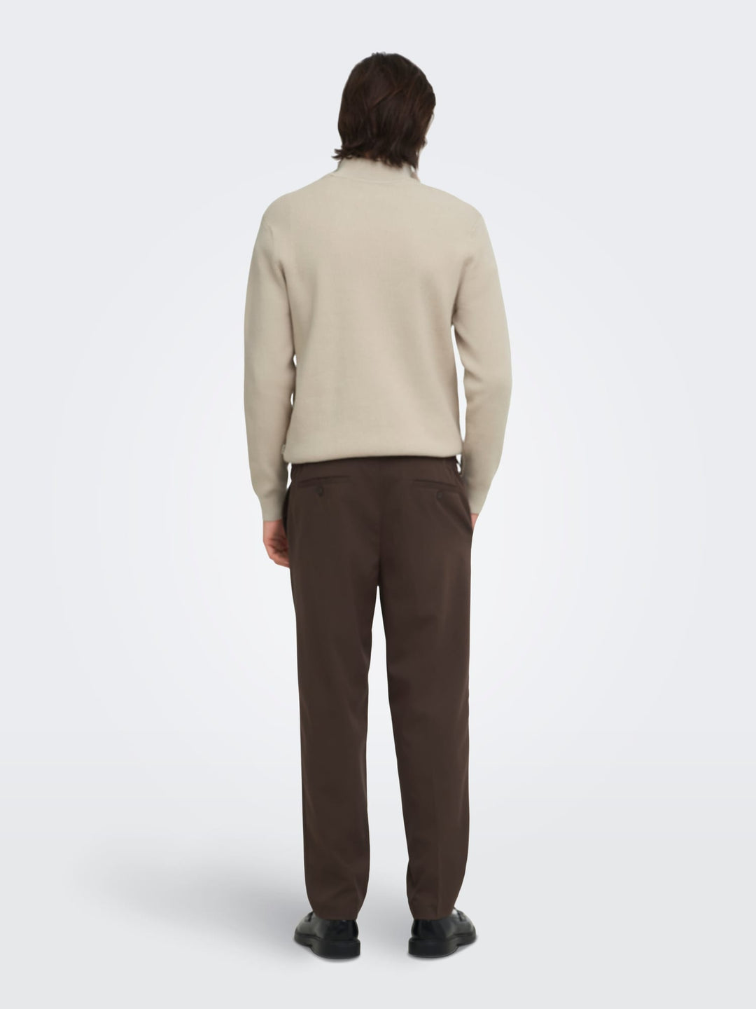 ONLY & SONS trui heren zand – ONSPHIL REG 12 STRUC