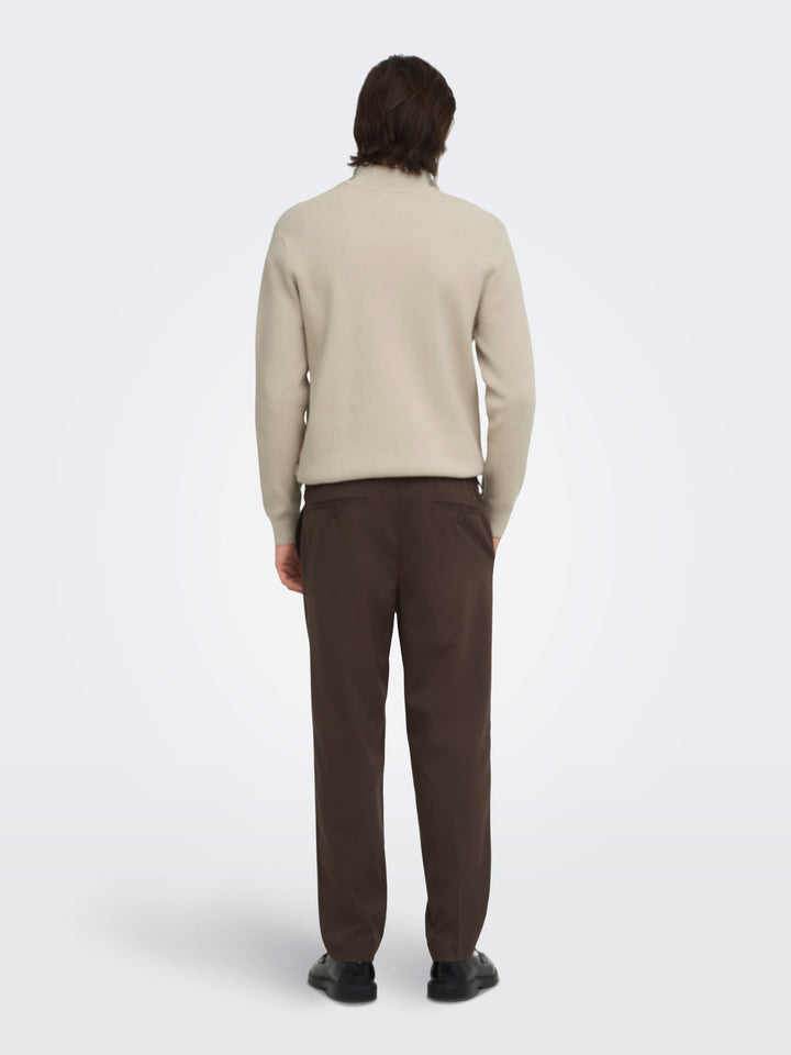 ONLY & SONS trui heren zand – ONSPHIL REG 12 STRUC
