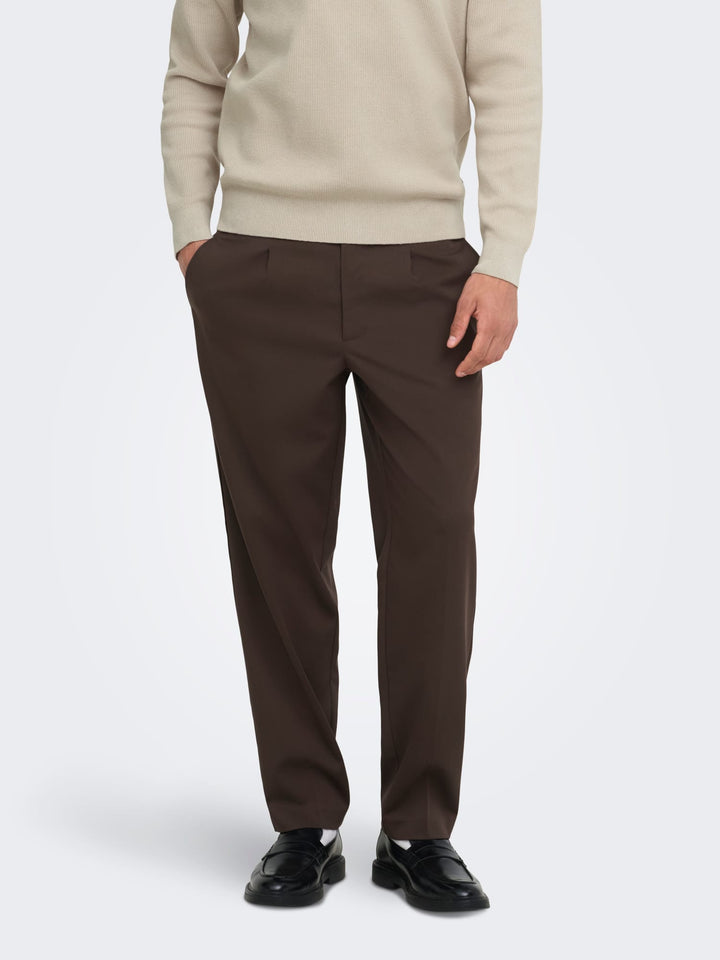 ONLY & SONS trui heren zand – ONSPHIL REG 12 STRUC