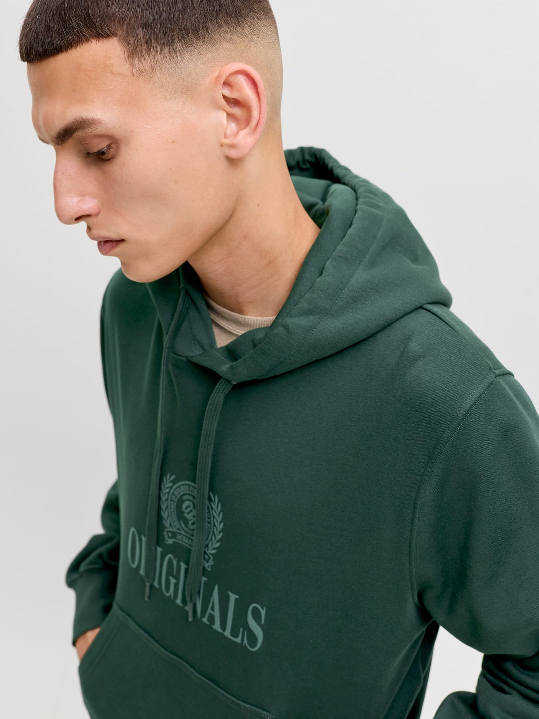 Jack & Jones trui heren olijf – Frederik