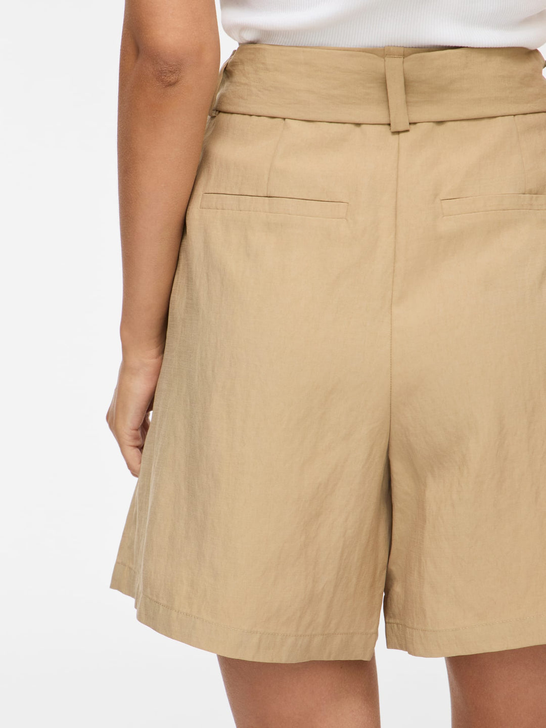 Vila 14115732 Rosita short dames licht bruin