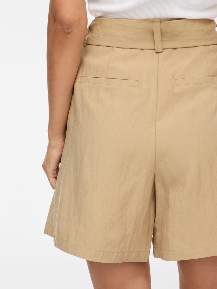 Vila 14115732 Rosita short dames licht bruin