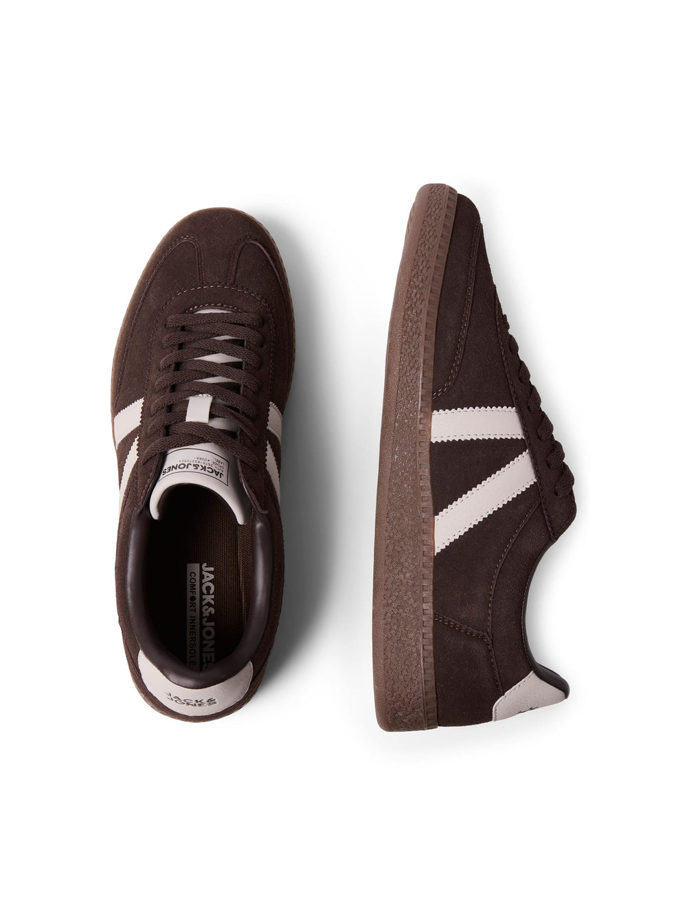 Jack & Jones kirk sneakers bruin dessin – heren