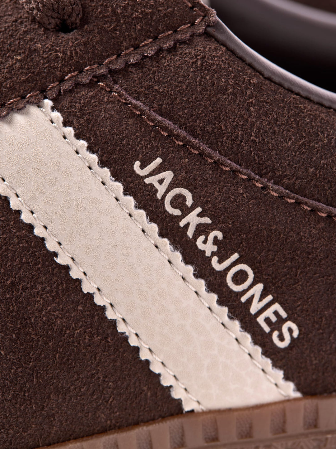 Jack & Jones kirk sneakers bruin dessin – heren