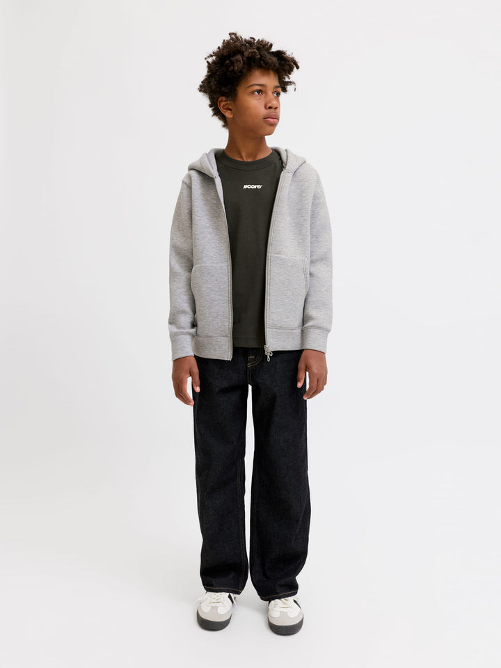 jack & jones kids vest sweat jongens grijs melee