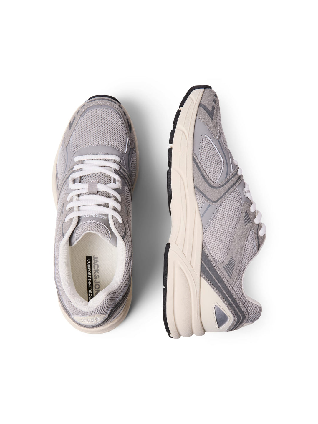 Jack & Jones Wastra sneakers grijs dessin – heren