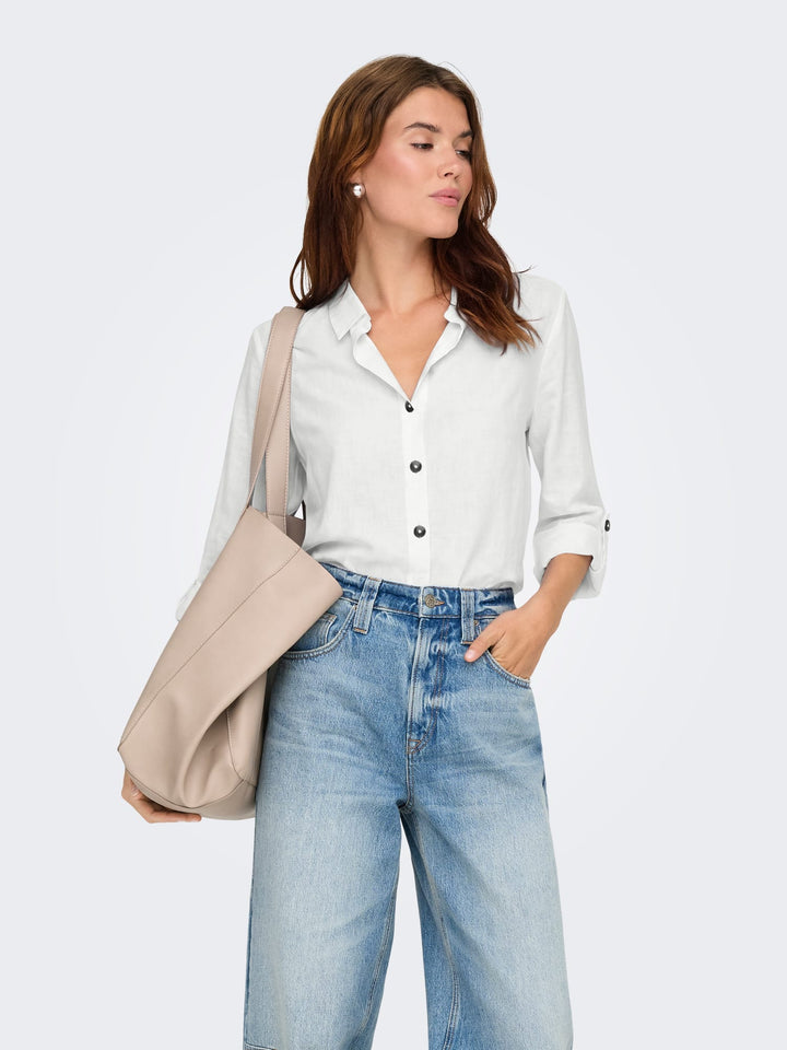 Jacqueline de Yong 15329311 Laurel blouse l/m wit