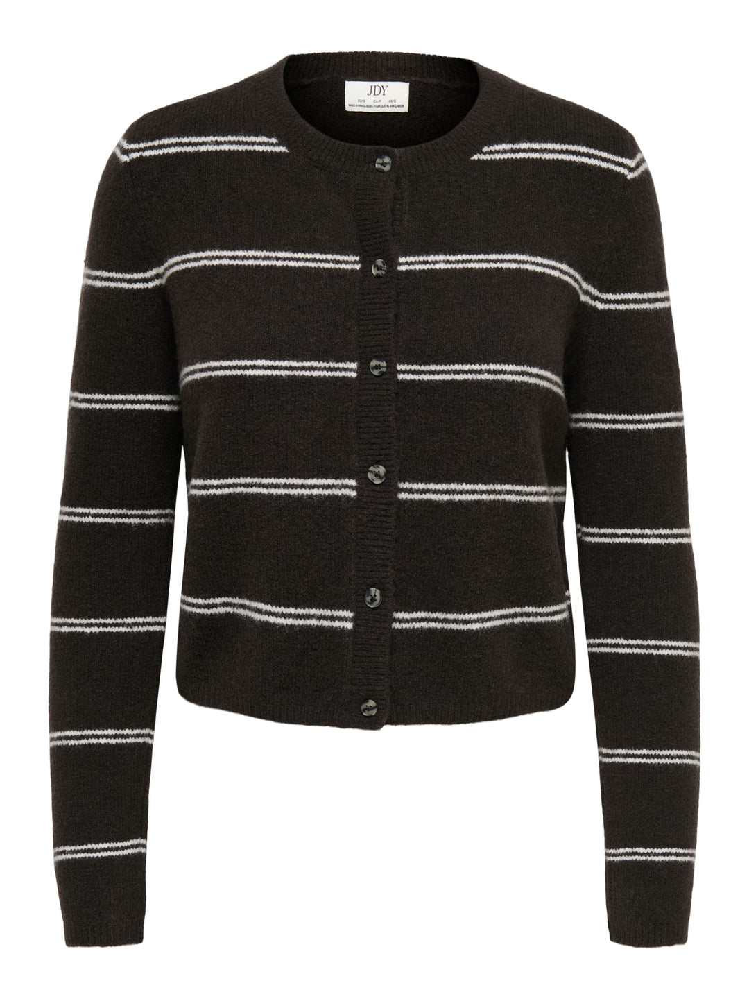 Jacqueline de Yong 15330581 Chloe vest gebreid bruin dessin