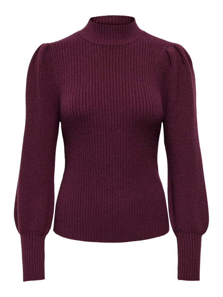 Only 15232494 Katia trui dames bordeaux