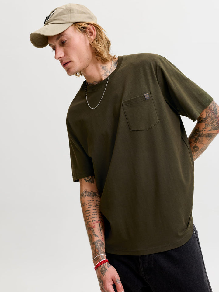 Jack & Jones T-shirt Army – heren
