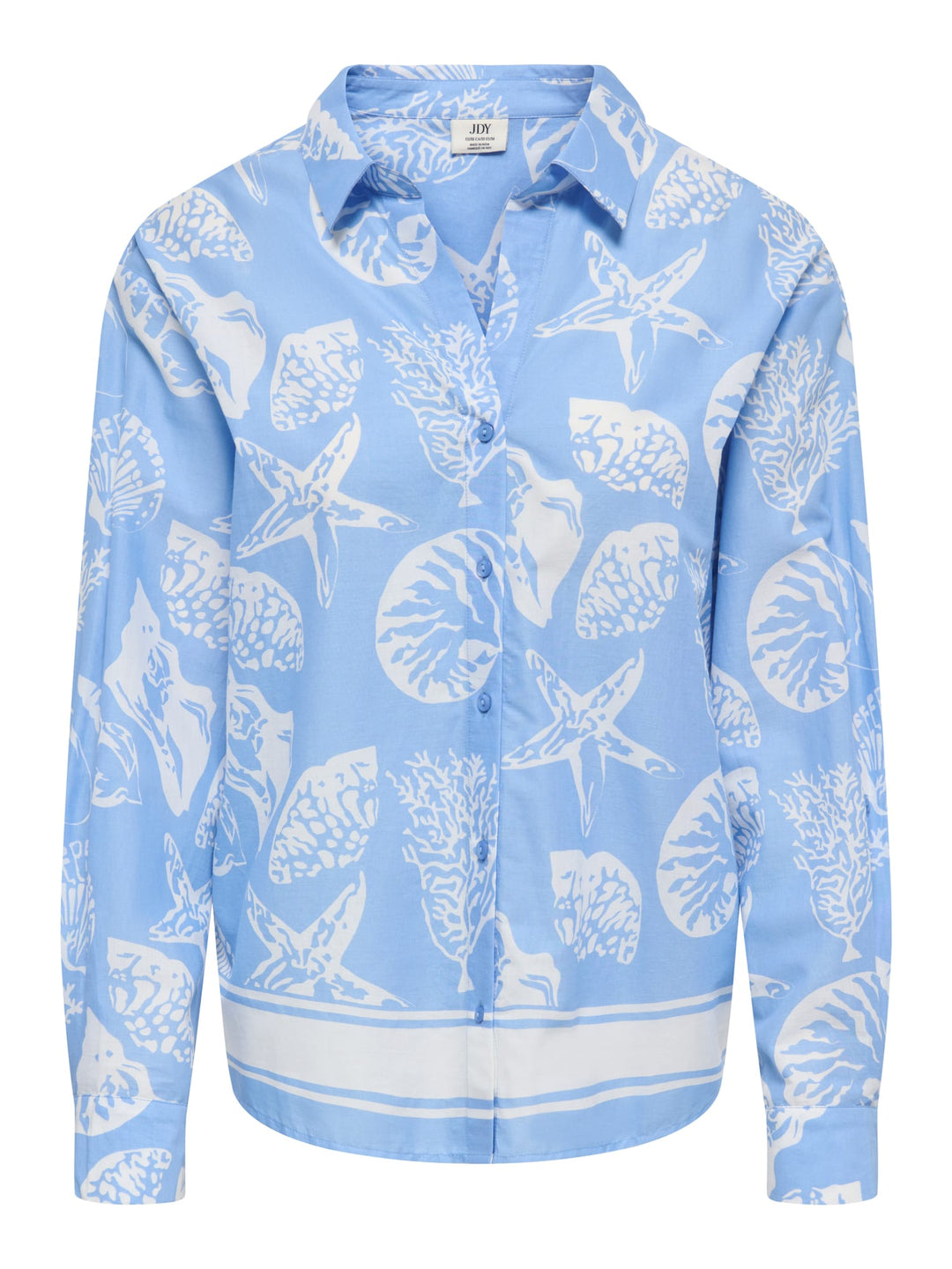 Jacqueline de Yong blouse Anna – dames - Blauw Dessin