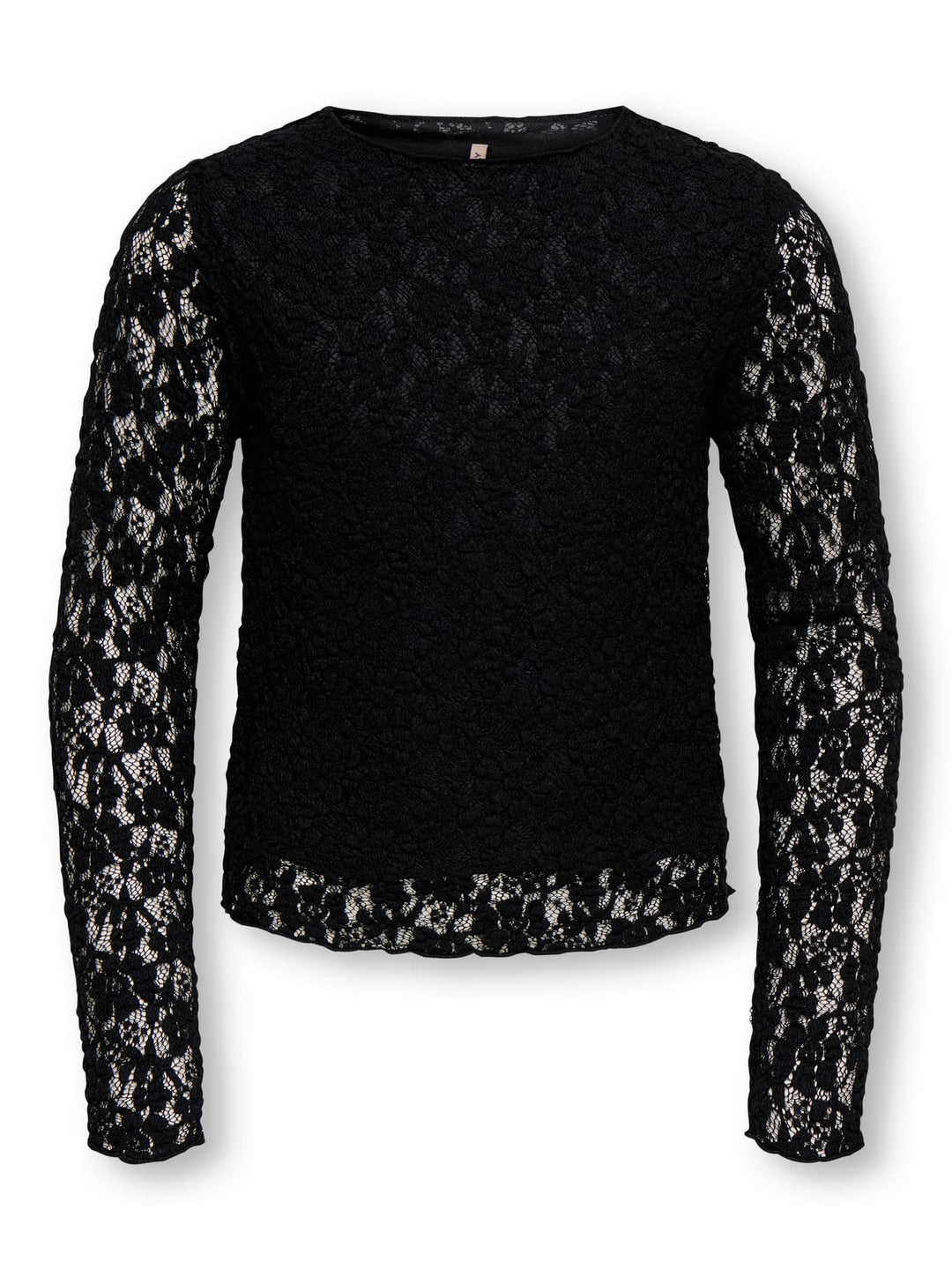 kids only 15379472 Leika top l/m zwart – meisjes