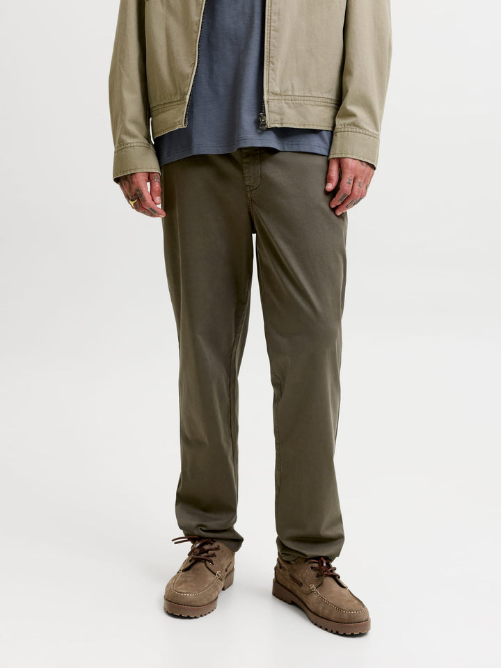 Jack & Jones Stollie chino donkergroen – heren - L32