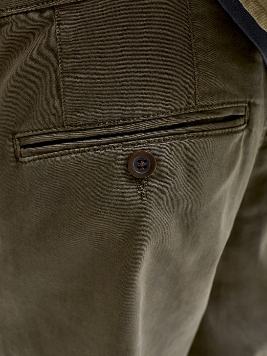 Jack & Jones Stollie chino donkergroen – heren - L32