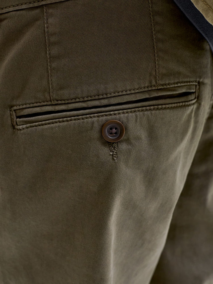 Jack & Jones Stollie chino donkergroen – heren - L32