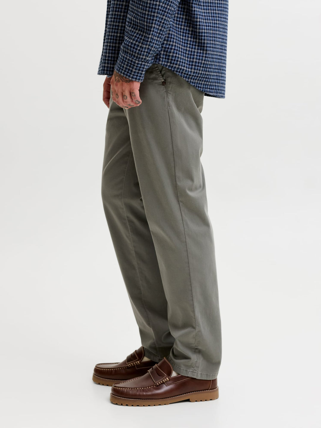 Jack & Jones Stollie chino olijf – heren - L34