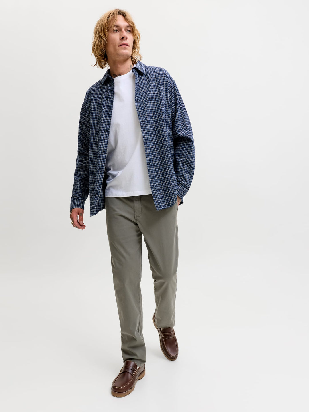 Jack & Jones Stollie chino olijf – heren - L34