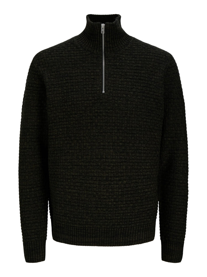 Jack &amp; Jones 12305676 Ziggi trui donkergroen – heren