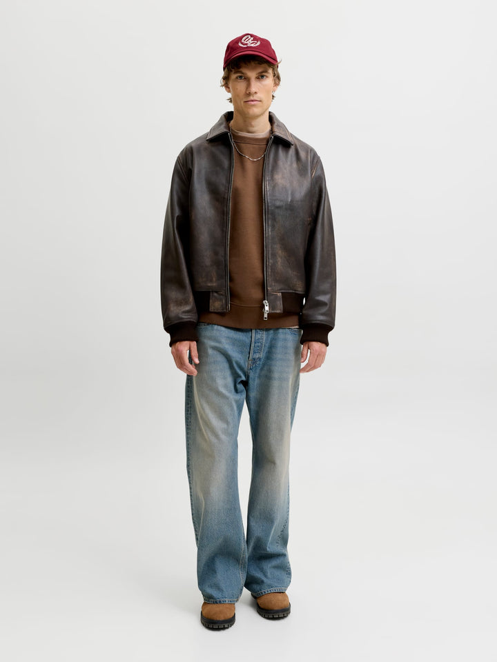Jack & Jones Dover sweater bruin – heren