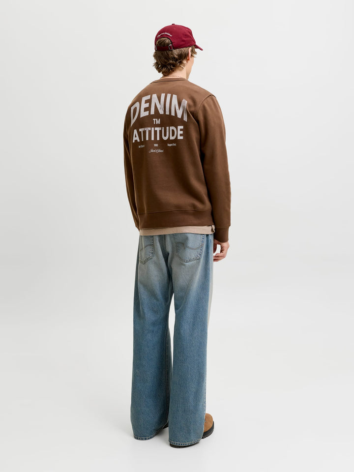 Jack & Jones Dover sweater bruin – heren