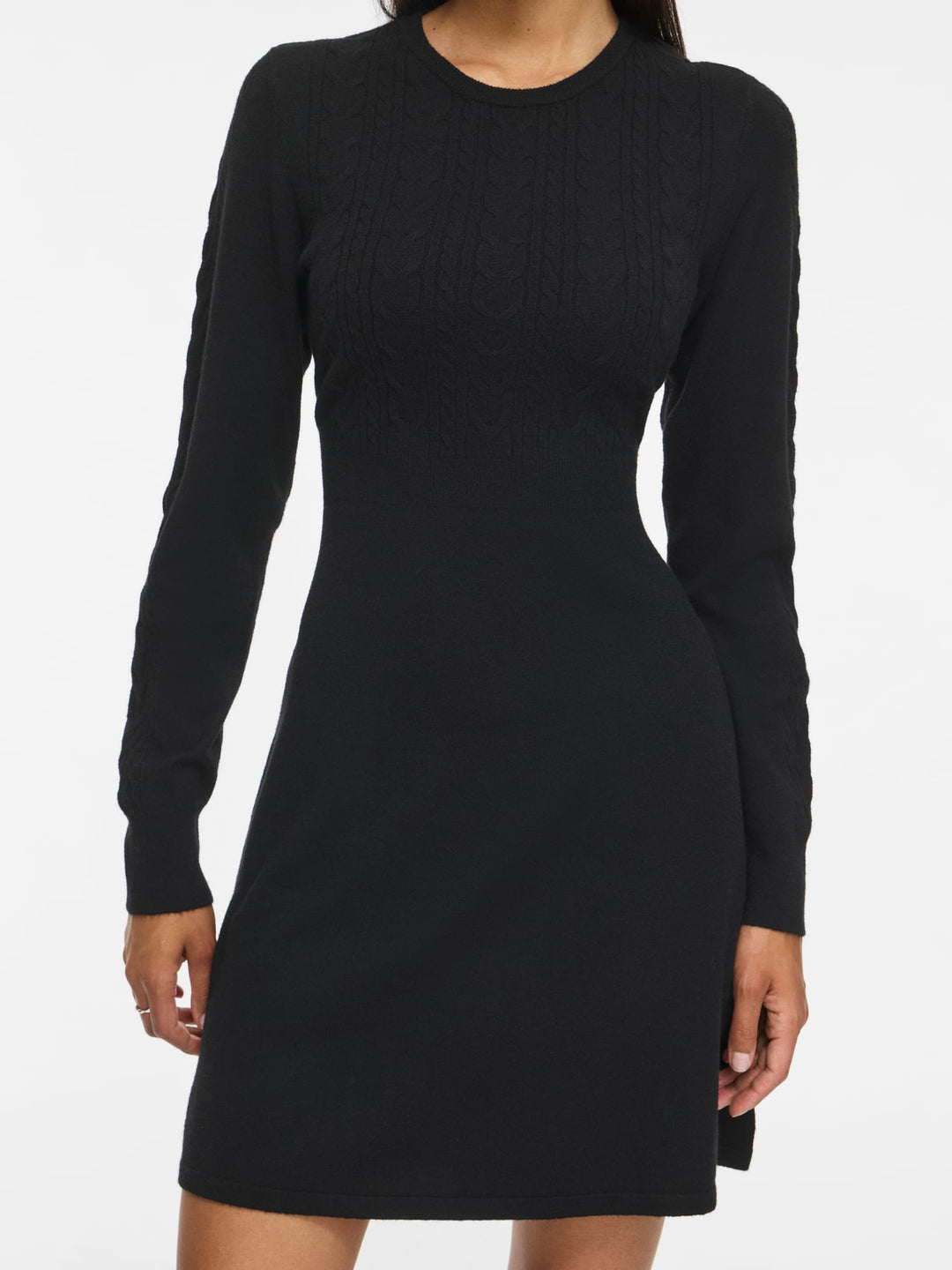 Vila 14110188 Kerry jurk midi dames zwart