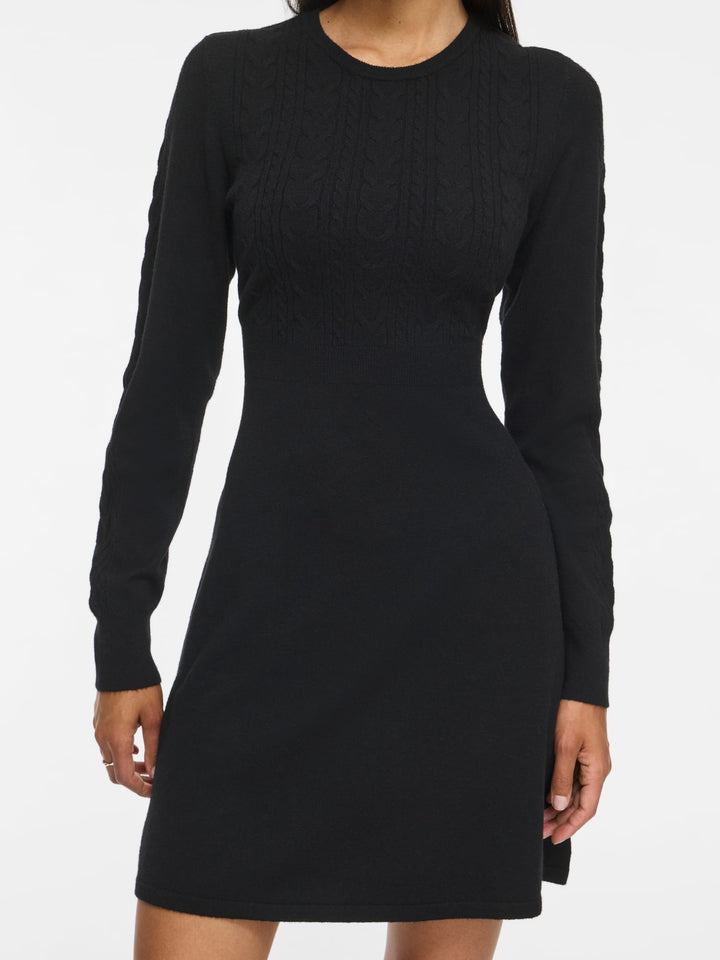 Vila 14110188 Kerry jurk midi dames zwart