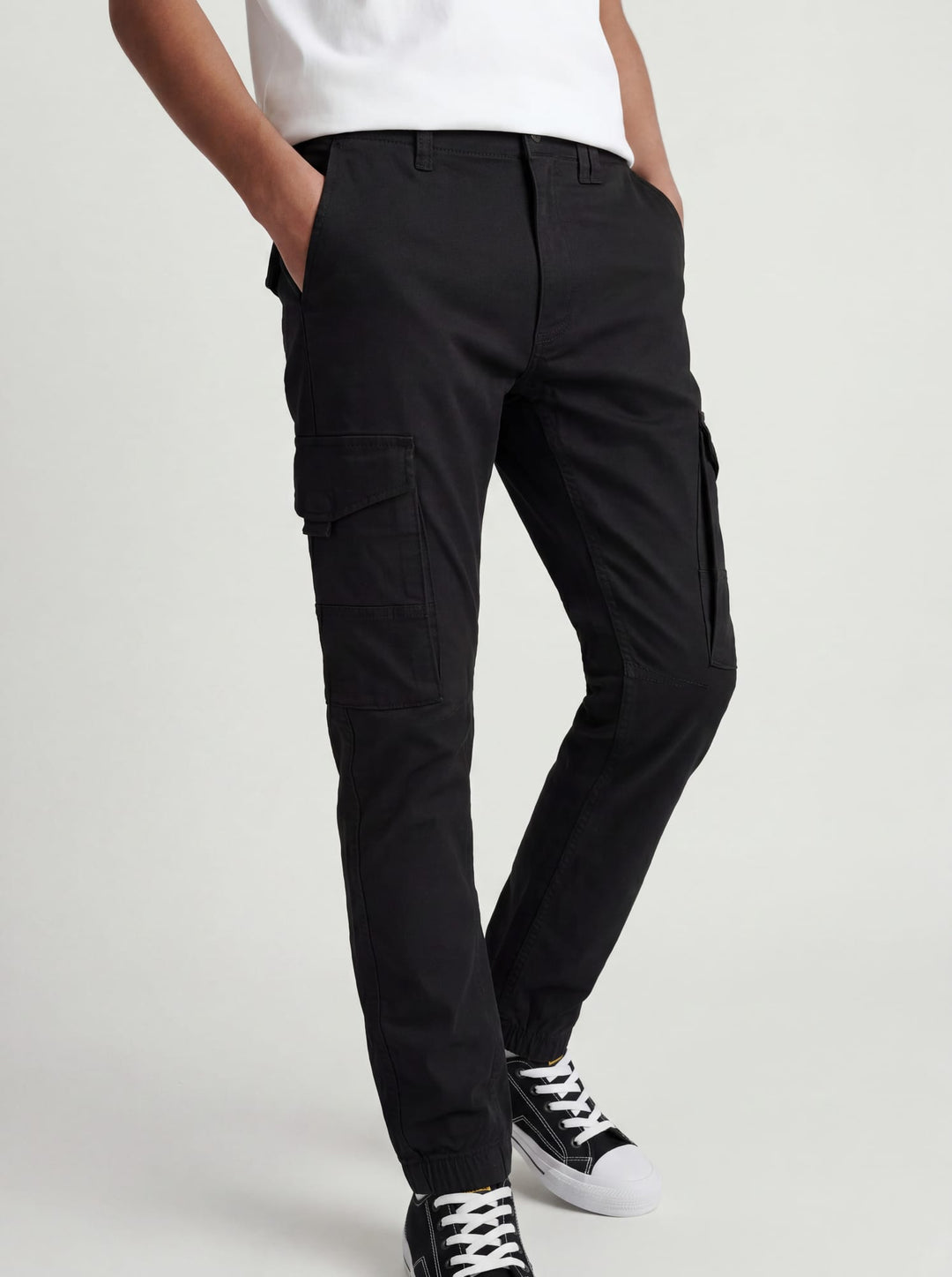 Jack &amp; Jones 12151646 paul cargo broek zwart