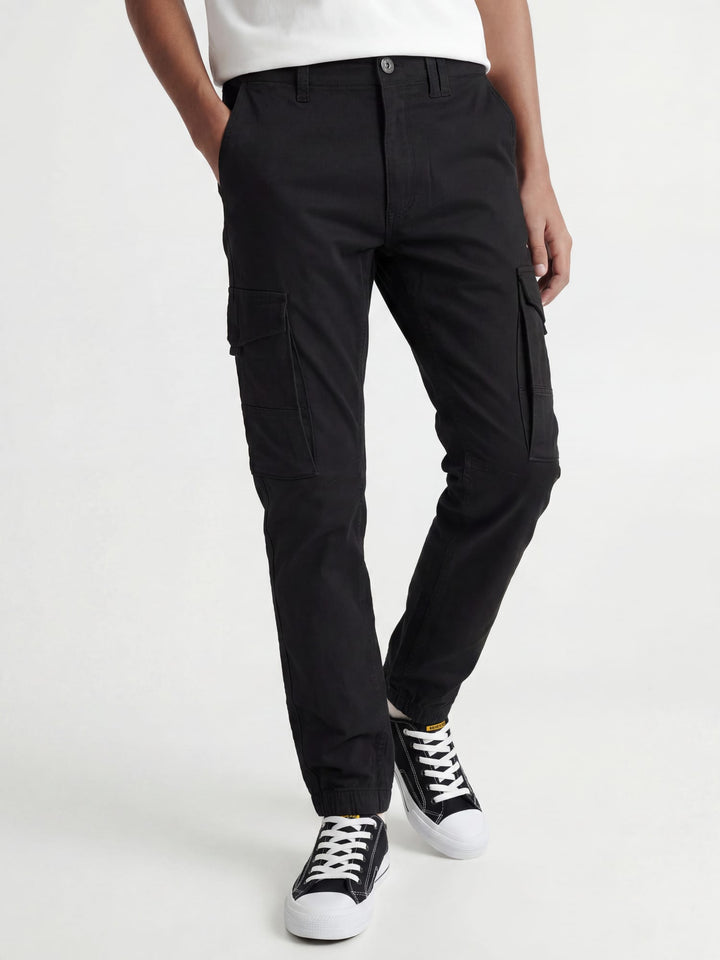 Jack &amp; Jones 12151646 paul cargo broek zwart