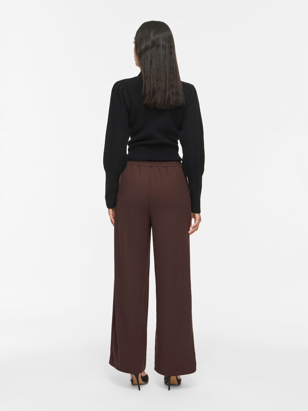 Vila Clua lange broek bruin – dames