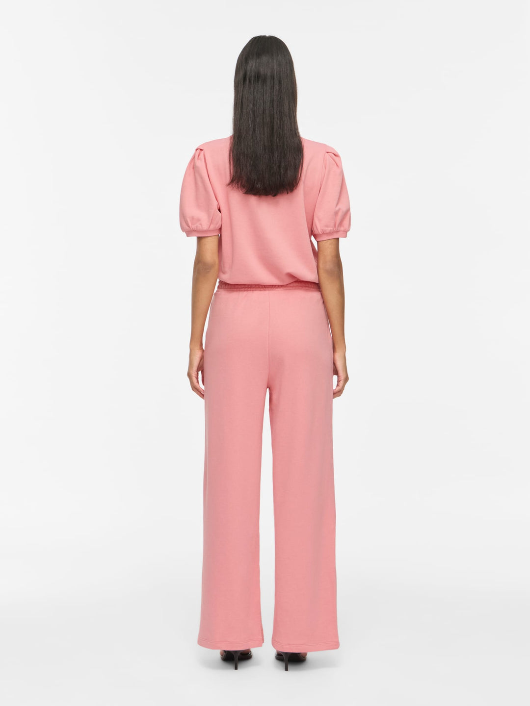 Vila Harisa wijde broek roze – dames