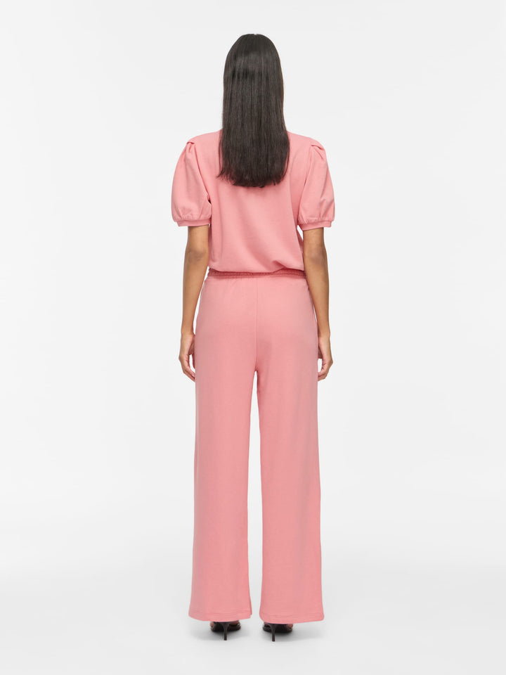 Vila Harisa wijde broek roze – dames