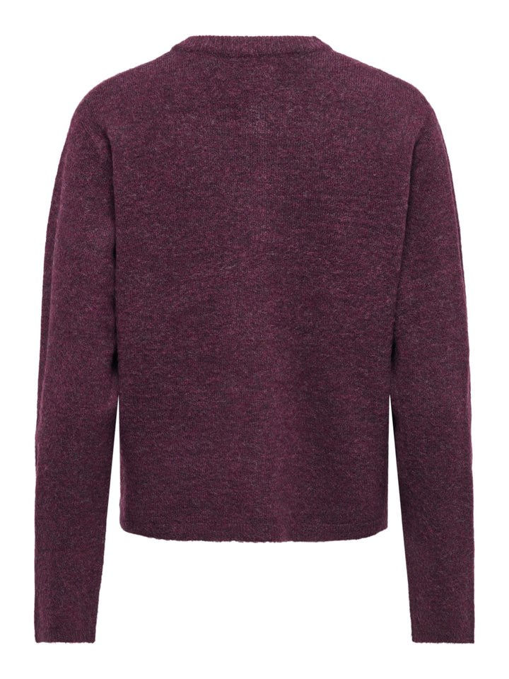 Only gebreid vest dames bordeaux – 15368980 simoni