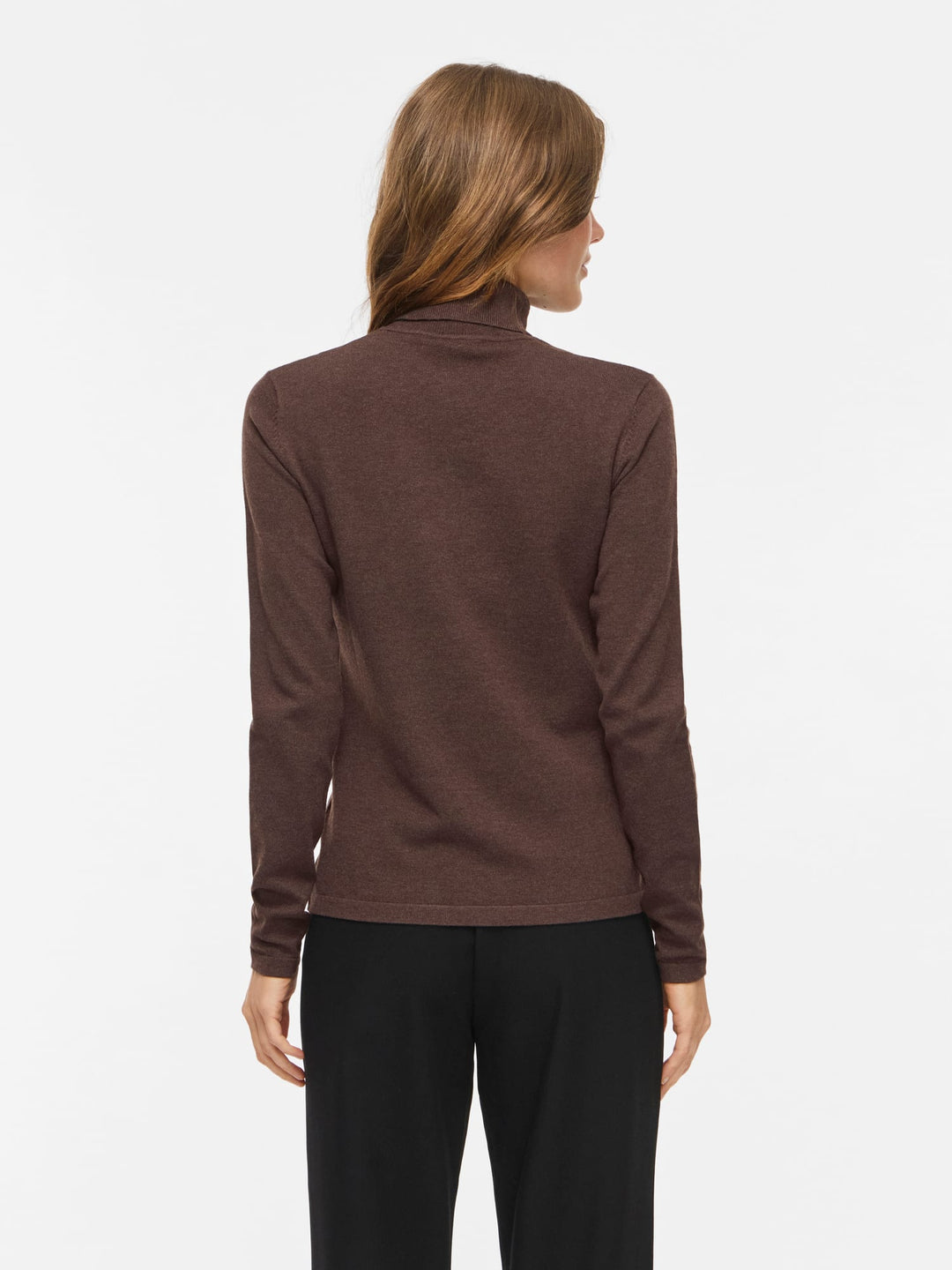 Vila 14115276 Malu top l/m dames bruin